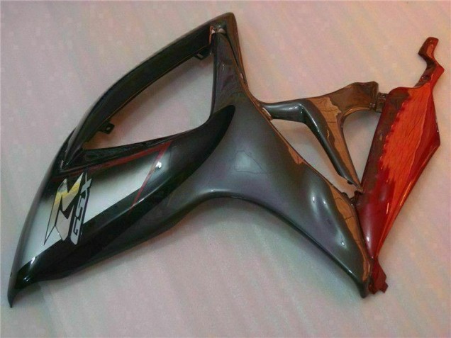 Schwarz Rot GSXR 600 / 750 K6 2006-2007 Verkleidung