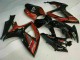 Schwarz Rot GSXR 600 / 750 K6 2006-2007 Verkleidungen Schwarz Rot GSXR 600 / 750 K6 2006-2007 Verkleidungen