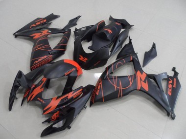 Schwarz Rot GSXR 750 K6 2006-2007 Vollverkleidung