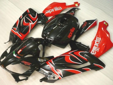 Schwarz Rot RS 125 2006-2011 Verkleidungen