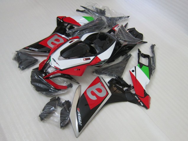Schwarz Rot RSV4 2009-2015 Vollverkleidung