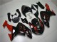 Schwarz Rot ZX10R 2006-2007 Verkleidungen