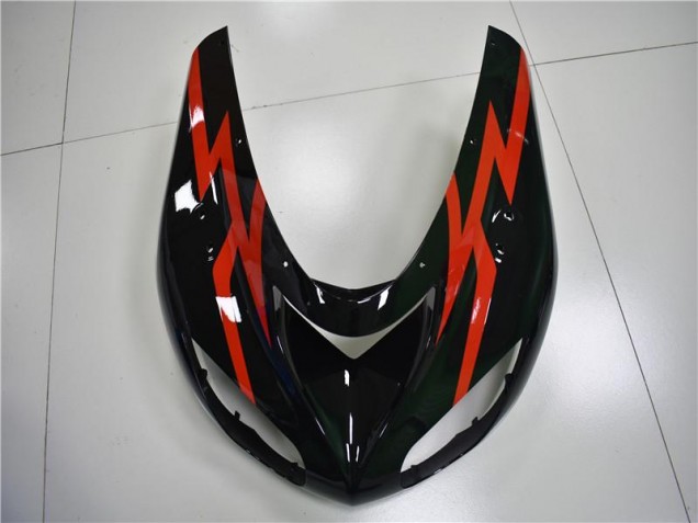 Schwarz Rot ZX10R 2006-2007 Verkleidungen