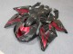 Schwarz Rot ZX14R ZZR 1400 2006-2011 Verkleidung