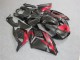 Schwarz Rot ZX14R ZZR 1400 2006-2011 Verkleidung