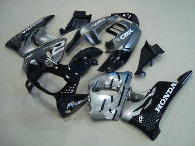 Schwarz Silber CBR 900 RR 893 1996-1997 Verkleidungen
