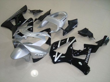 Schwarz Silber CBR 900 RR 929 2000-2001 Verkleidungen