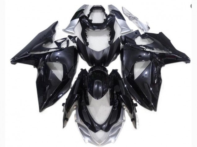 Schwarz Silber GSXR 1000 K9 2009-2016 Verkleidungen