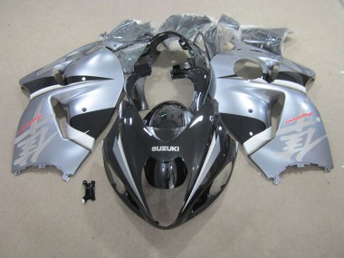 Schwarz Silber GSXR 1300 Hayabusa 1996-2007 Verkleidungen
