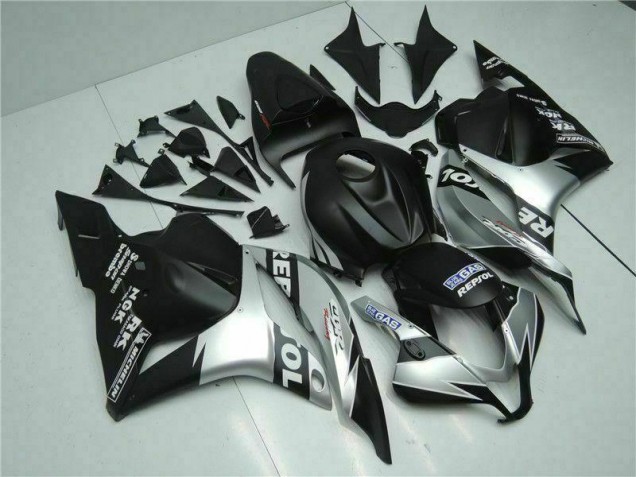 Schwarz Silber Repsol CBR 600 RR 2009-2012 Verkleidungen Schwarz Silber Repsol CBR 600 RR 2009-2012 Verkleidungen