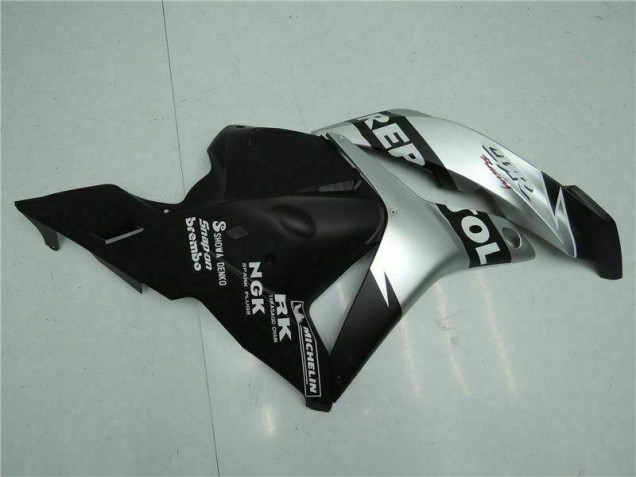 Schwarz Silber Repsol CBR 600 RR 2009-2012 Verkleidungen Schwarz Silber Repsol CBR 600 RR 2009-2012 Verkleidungen