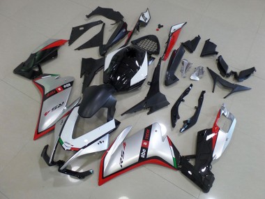 Schwarz Silber Rot RS4 50 125 2011-2018 Verkleidung