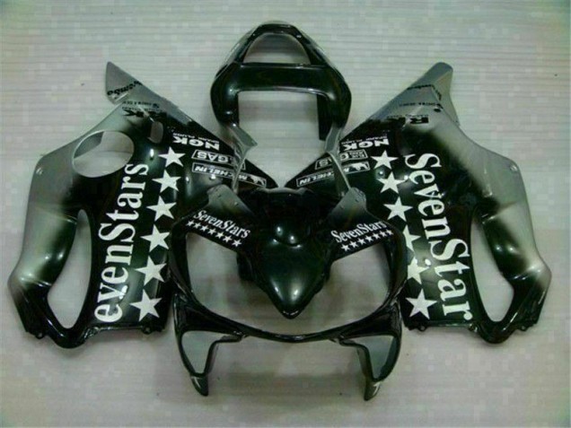 Schwarz Silber SevenStarss CBR 600 F4i 2001-2003 Verkleidungen Schwarz Silber SevenStarss CBR 600 F4i 2001-2003 Verkleidungen