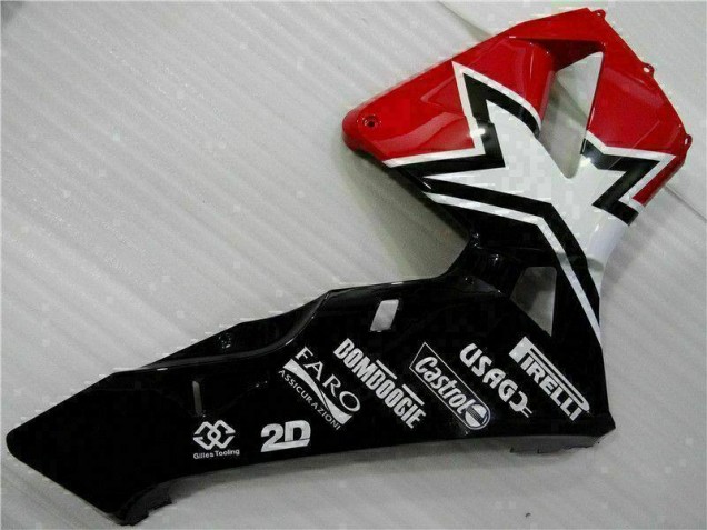 Schwarz Weiß 11 CBR 600 RR 2003-2004 Verkleidungen Schwarz Weiß 11 CBR 600 RR 2003-2004 Verkleidungen