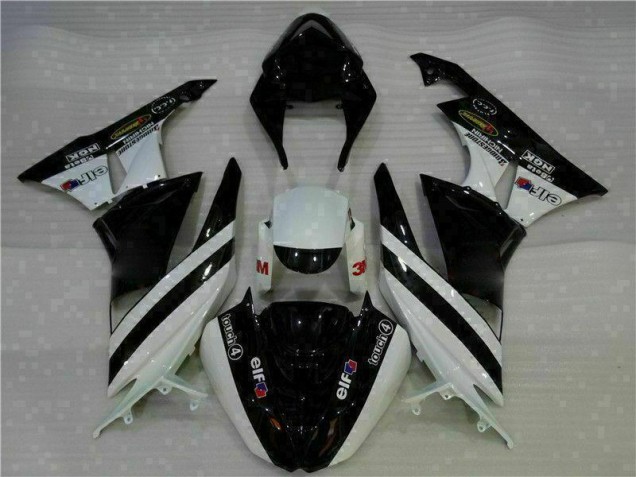 Schwarz Weiß 3M Touch4 ZX6R 2009-2012 Verkleidung Schwarz Weiß 3M Touch4 ZX6R 2009-2012 Verkleidung