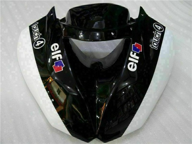 Schwarz Weiß 3M Touch4 ZX6R 2009-2012 Verkleidung Schwarz Weiß 3M Touch4 ZX6R 2009-2012 Verkleidung
