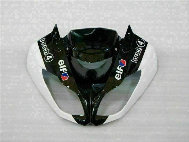 Schwarz Weiß 3M Touch4 ZX6R 2009-2012 Verkleidungen