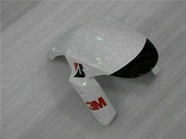 Schwarz Weiß 3M Touch4 ZX6R 2009-2012 Verkleidungen