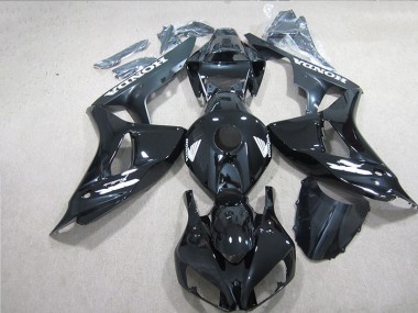 Schwarz Weiß Aufkleber CBR 1000 RR 2006-2007 Verkleidungen