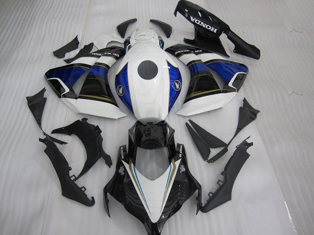 Schwarz Weiß Blau CBR 1000 RR 2004-2005 Verkleidungen Schwarz Weiß Blau CBR 1000 RR 2004-2005 Verkleidungen