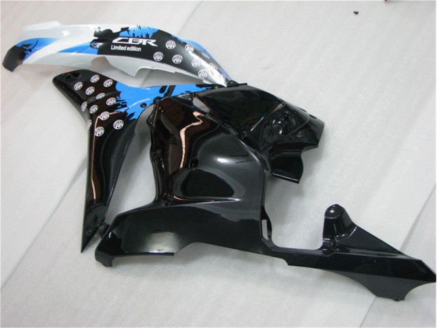 Schwarz Weiß Blau CBR 600 RR 2009-2012 Verkleidungen Schwarz Weiß Blau CBR 600 RR 2009-2012 Verkleidungen