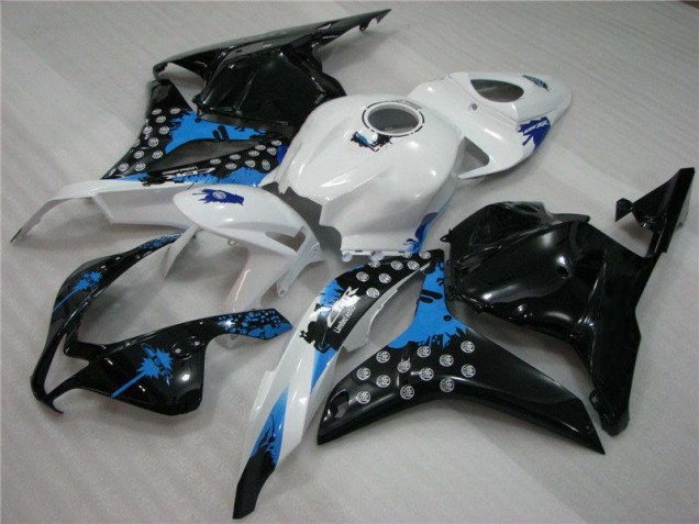 Schwarz Weiß Blau CBR 600 RR 2009-2012 Verkleidungen Schwarz Weiß Blau CBR 600 RR 2009-2012 Verkleidungen