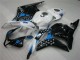 Schwarz Weiß Blau CBR 600 RR 2009-2012 Verkleidungen Schwarz Weiß Blau CBR 600 RR 2009-2012 Verkleidungen