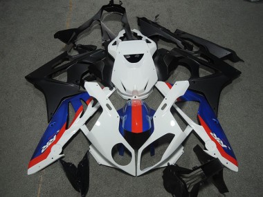 Schwarz Weiß Blau Rot S1000RR 2009-2014 Verkleidungen
