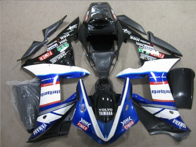 Schwarz Weiß Blau Sterilgarda Volvo CBR 1000 RR 2004-2005 Verkleidungen Schwarz Weiß Blau Sterilgarda Volvo CBR 1000 RR 2004-2005 Verkleidungen