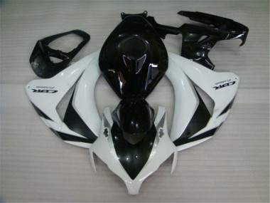 Schwarz Weiß CBR 1000 RR 2008-2011 Verkleidung