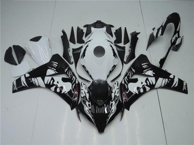Schwarz Weiß CBR 1000 RR 2008-2011 Verkleidungen Schwarz Weiß CBR 1000 RR 2008-2011 Verkleidungen