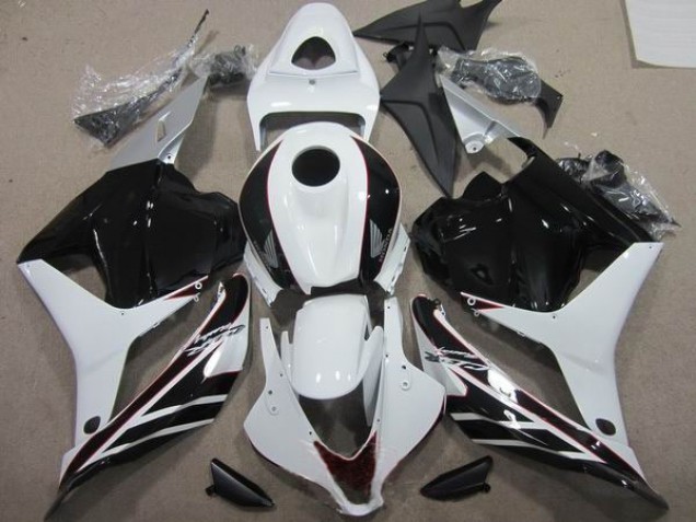 Schwarz Weiß CBR 600 RR 2009-2012 Verkleidung Schwarz Weiß CBR 600 RR 2009-2012 Verkleidung