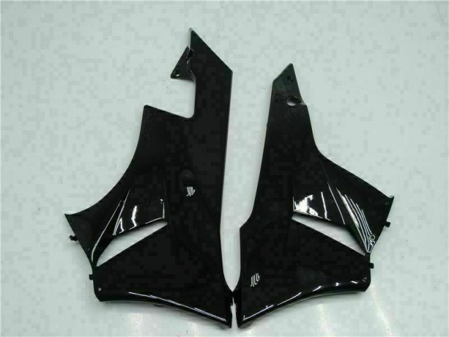 Schwarz Weiß Ninja 636 ZX6R 2009-2012 Verkleidungen Schwarz Weiß Ninja 636 ZX6R 2009-2012 Verkleidungen