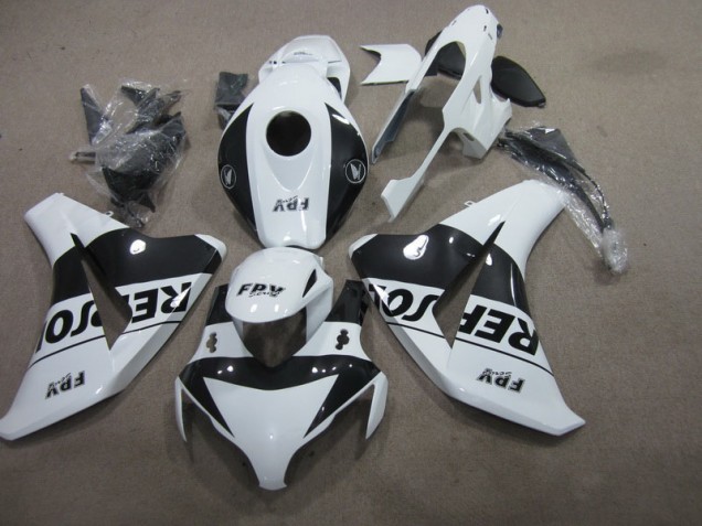 Schwarz Weiß Repsol CBR 1000 RR 2008-2011 Verkleidungen Schwarz Weiß Repsol CBR 1000 RR 2008-2011 Verkleidungen