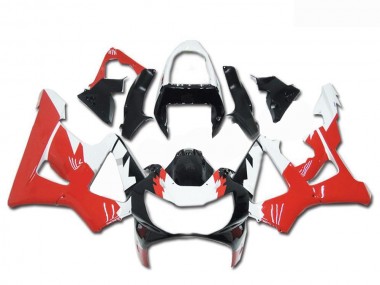 Schwarz Weiß Rot CBR 900 RR 929RR 2000-2001 Verkleidungen