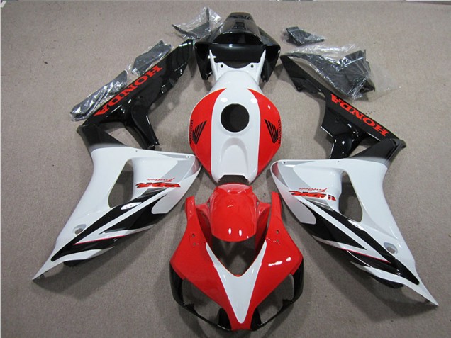 Schwarz Weiß Rot Fireblade CBR 1000 RR 2006-2007 Verkleidungen Schwarz Weiß Rot Fireblade CBR 1000 RR 2006-2007 Verkleidungen