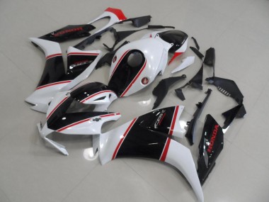 Schwarz Weiß Rot Streifen CBR 1000 RR 2012-2016 Verkleidungen