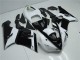 Schwarz Weiß ZX6R 2005-2006 Verkleidungen Schwarz Weiß ZX6R 2005-2006 Verkleidungen
