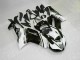 Schwarz Weiß ZX6R 2007-2008 Verkleidung