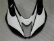 Schwarz Weiß ZX6R 2007-2008 Verkleidung