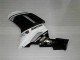 Schwarz Weiß ZX6R 2007-2008 Verkleidung