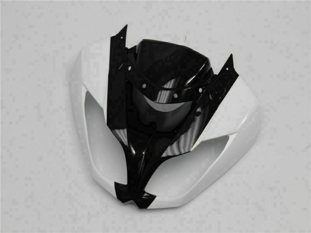 Schwarz Weiß ZX6R 2009-2012 Verkleidungen