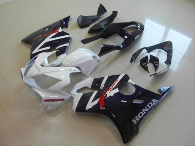 Schwarz Weißer F Sport CBR 600 F4i 2001-2003 Verkleidungen