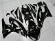 Schwarz Weißer Ninja ZX6R 2009-2012 Verkleidungen Schwarz Weißer Ninja ZX6R 2009-2012 Verkleidungen