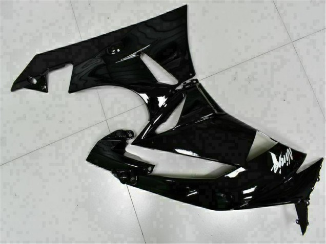 Schwarz Weißer Ninja ZX6R 2009-2012 Verkleidungen Schwarz Weißer Ninja ZX6R 2009-2012 Verkleidungen