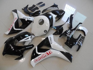 Schwarz Weißes Satuhati CBR 1000 RR 2008-2011 Verkleidungen