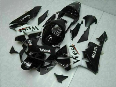 Schwarz West CBR 600 RR 2003-2004 Verkleidungen