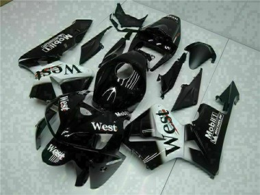 Schwarz West CBR 600 RR 2005-2006 Verkleidungen