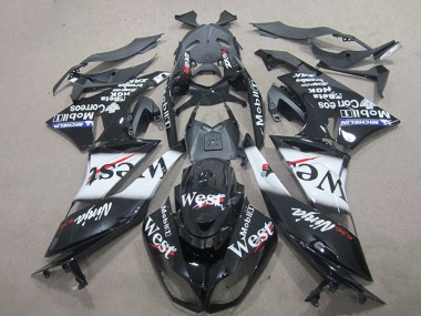 Schwarz West ZX6R 2009-2012 Verkleidungen