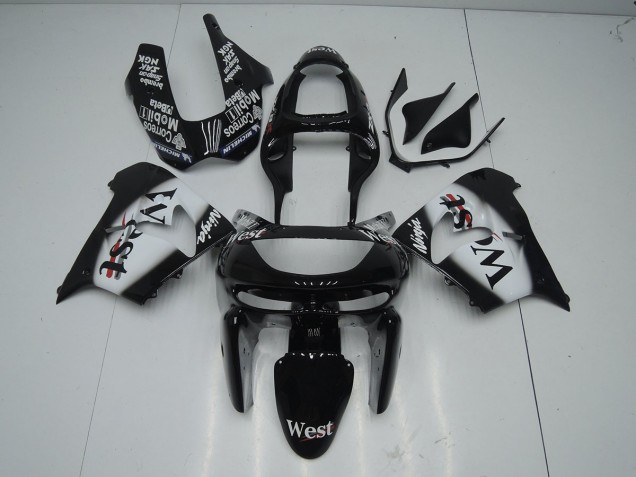Schwarz West ZX9R 1998-1999 Verkleidungen